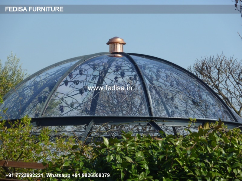 Gazebo Metal Gazebo 4 X 3 Meters Gazebo Gray 2.5 Gazebo