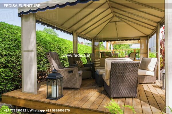 Gazebo Wooden Gazebo Pergola Summer Garden Gazebo 2.7 Mx 2.7 M Gazebo