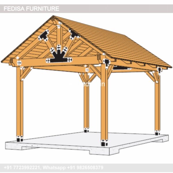 Gazebo Small Gazebo Aluminum Sliding Roof Gazebo Garden Gazebo 3x3