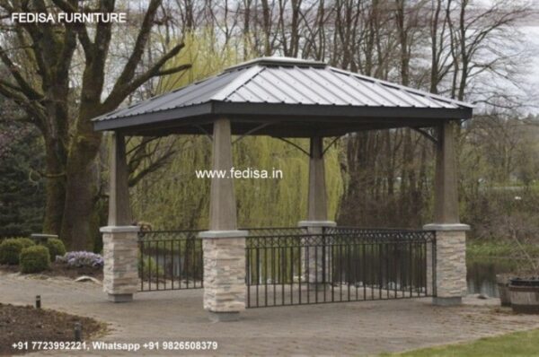 Gazebo Garden Gazebo Semi Permanent Garden Gazebo Triangular Wooden Gazebo