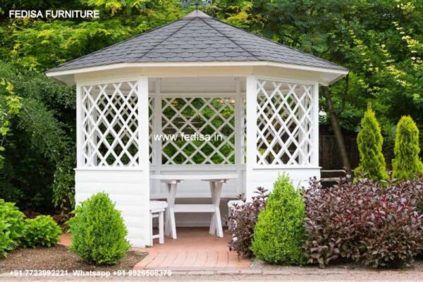 Gazebo Pergola Gazebo Round Wooden Garden Gazebo 3 X 3 Gray Gazebo
