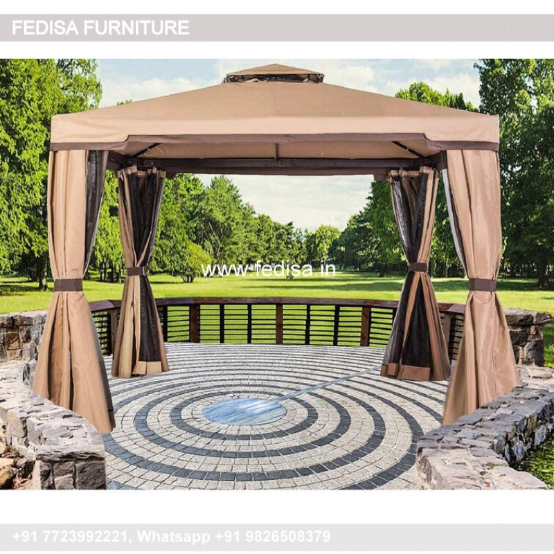 Gazebo Outdoor Gazebo Heavy Duty Gray Gazebo Wooden Rectangular Gazebo
