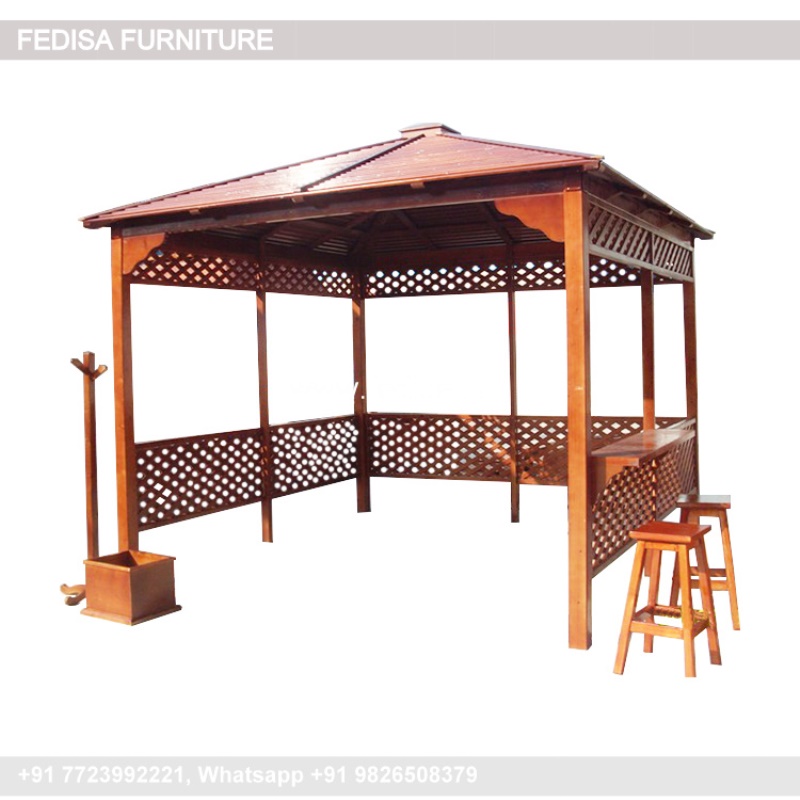 Gazebo Outdoor Gazebo Mosquito Gazebo Louvre Roof Gazebo
