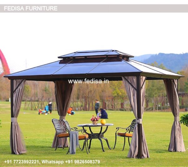 Gazebo Wooden Gazebo Bj Gazebo Slanted Roof Gazebo