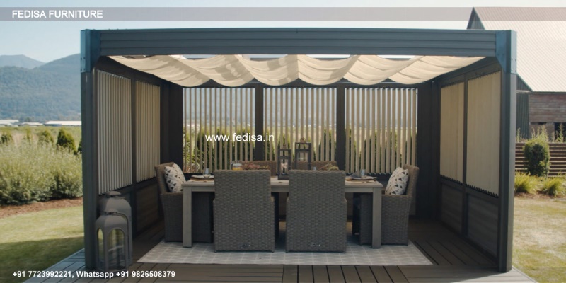 Gazebo Small Gazebo Gray Gazebo 2.5 X 2.6 Blooma Betty White Rectangular Gazebo