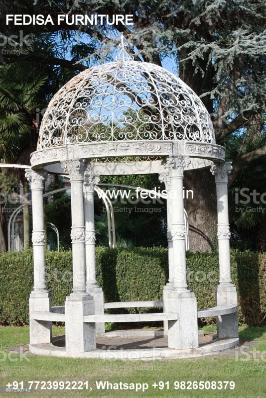 Gazebo Metal Gazebo Modern Garden Gazebo 3 Sided Wooden Gazebo