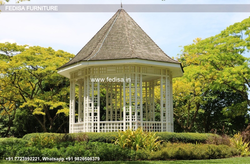 Gazebo Metal Gazebo Blooma Beloye White Rectangular Gazebo 2m Wooden Gazebo