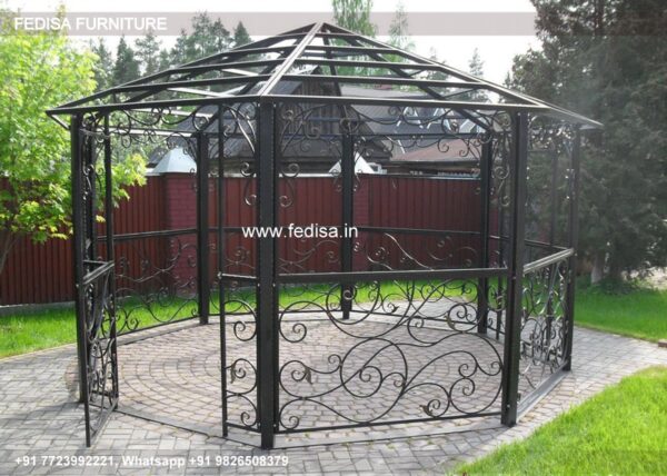 Gazebo Wooden Gazebo Wooden Gazebo 3m X 4m Wrought Iron Arbor Gazebo