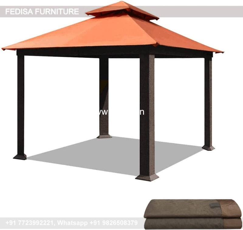 Gazebo Garden Gazebo 4 Meters Round Gazebo Roofed Garden Gazebo