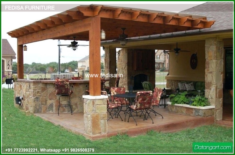 Gazebo Metal Gazebo Chunky Oak Pergola 3.6 Pergola