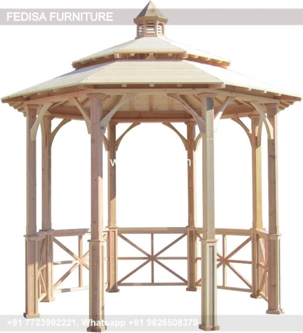 Gazebo Pergola Gazebo 5 Post Wooden Gazebo 3m X 3m Aluminum Patio Gazebo