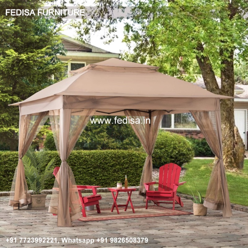 Gazebo Wooden Gazebo 2.5 Gray Gazebo Garden Winds Hexagon Gazebo