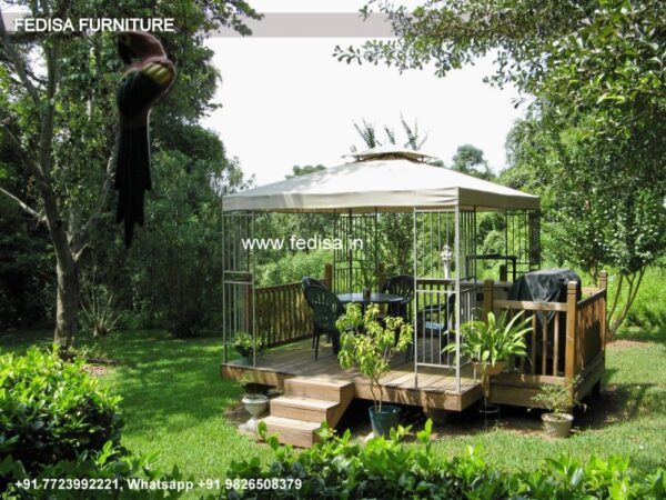 Gazebo Outdoor Gazebo Gazebo On Concrete Sunshade Pergola