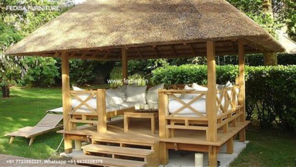 Gazebo Wooden Gazebo Folding Pergola Sienna Gazebo