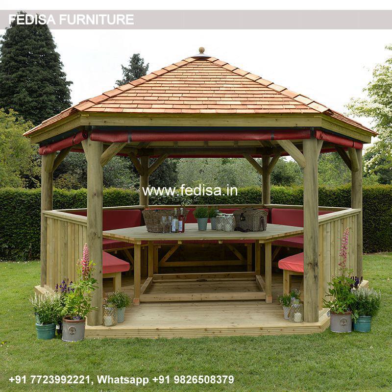 Gazebo Outdoor Gazebo Gray Gazebo 2.5 X 2.7 3m X 2m Wooden Gazebo