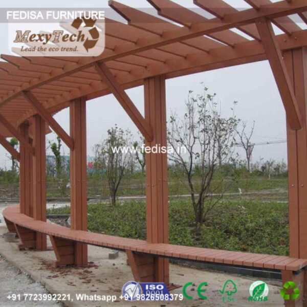 Gazebo Garden Gazebo 2.5 X 3m Pergola Wooden Seated Gazebo
