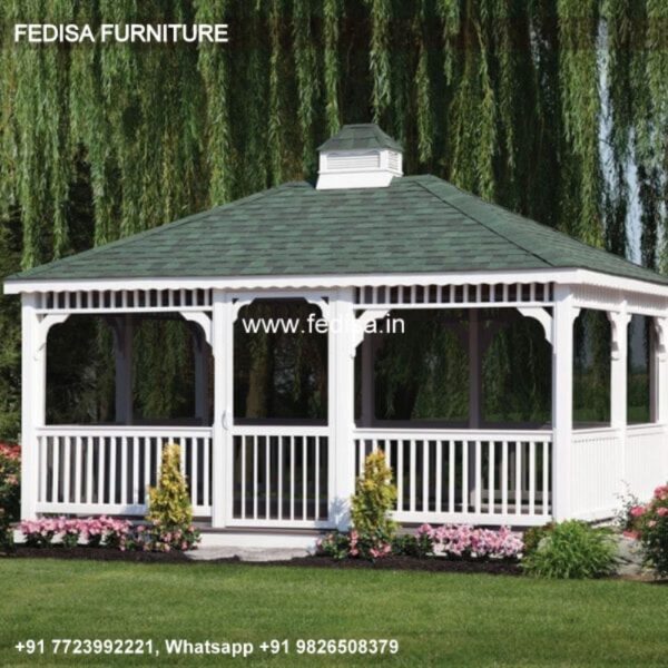 Gazebo Metal Gazebo 3x3m Wooden Gazebo Circular Garden Gazebo