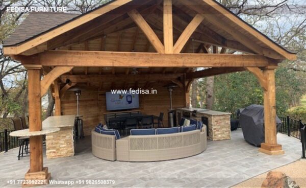 Gazebo Garden Gazebo 5m Wooden Gazebo Portable Garden Gazebo