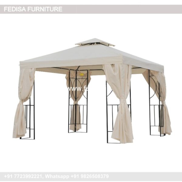 Gazebo Garden Gazebo Gazebo For Lawn Gray 3m X 3m Gazebo