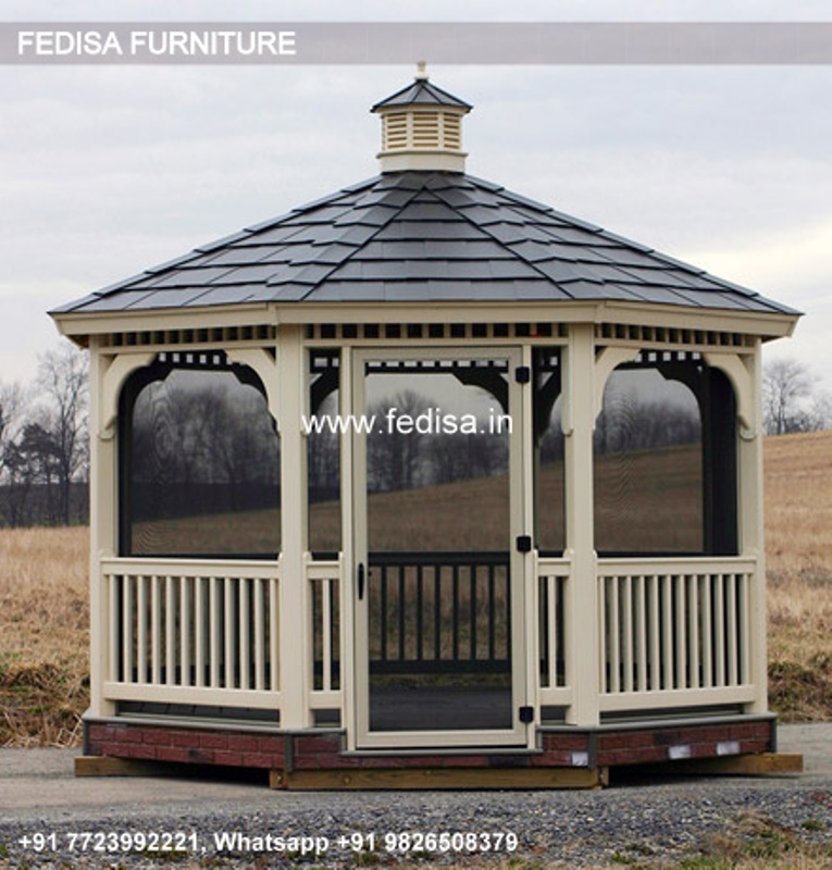 Gazebo Pergola Gazebo Gray Hot Tub Gazebo Three Sided Wooden Gazebo