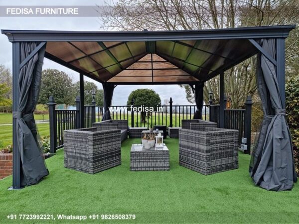 Gazebo Wooden Gazebo Backyard Patio With Gazebo 2m X 2m Gray Gazebo