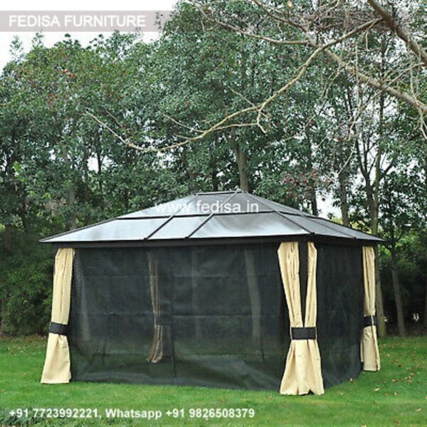 Gazebo Wooden Gazebo Pergolas Gazebos Metal Metal Gazebo 4m X 4m
