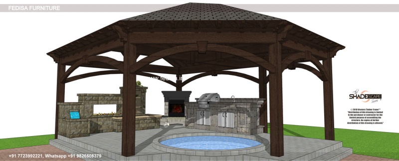 Gazebo Outdoor Gazebo Stone Gazebo Gazebos 3h
