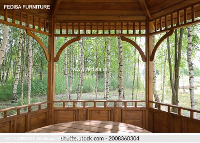 Gazebo Garden Gazebo Wooden Patio Gazebo 4m Hexagonal Gazebo