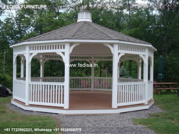 Gazebo Wooden Gazebo Palram Martinique 4300 Garden Gazebo Gazebo With Storage Shed