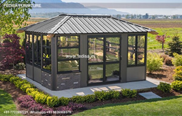 Gazebo Wooden Gazebo All Weather Gazebo 3x6 Wooden Gazebo With Seating