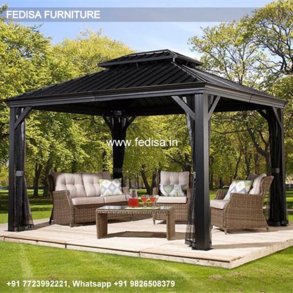 Gazebo Garden Gazebo 4m X 4m Metal Pergola 3x3 Garden Gazebo