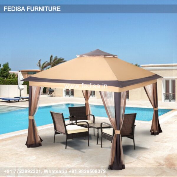 Gazebo Wooden Gazebo Tpgaz2310 Garden Canvas Gazebo