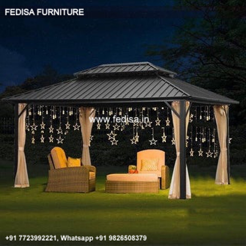 Gazebo Small Gazebo Highfield Gazebo 3x3m Gray Handmade Wooden Gazebo