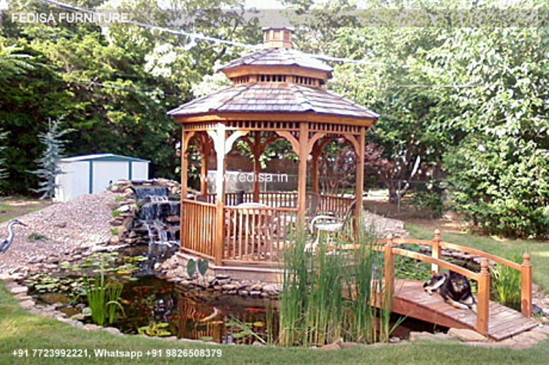 Gazebo Garden Gazebo 7 X 3 Meters Gazebo Wooden Gazebo 5m X 3m
