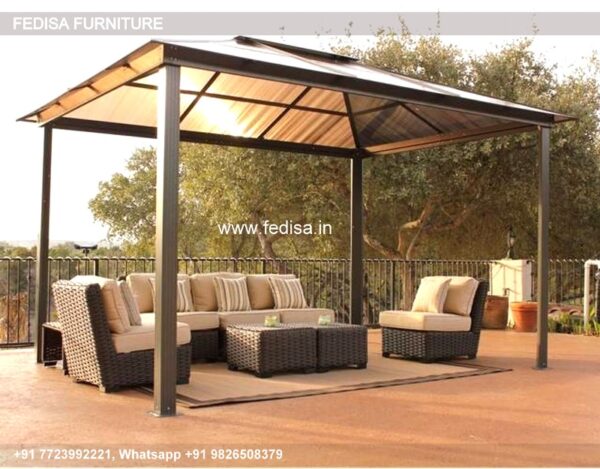 Gazebo Garden Gazebo Round Bamboo Wicker Gazebo Hartman Roma Gazebo
