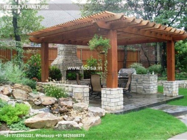 Gazebo Garden Gazebo 2.5 X 3m Pergola Wooden Pergolas And Gazebos