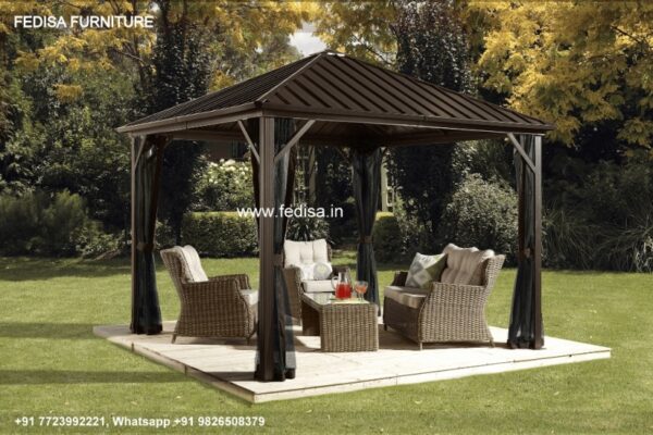 Gazebo Wooden Gazebo Garden Nation Regency Superior Gazebo 4m X 4m Metal Gazebo