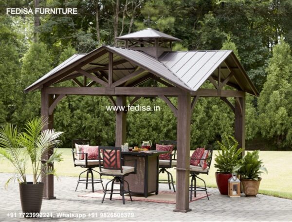 Gazebo Wooden Gazebo Gazebo In Corner Of Yard Erommy Gazebo 12x12