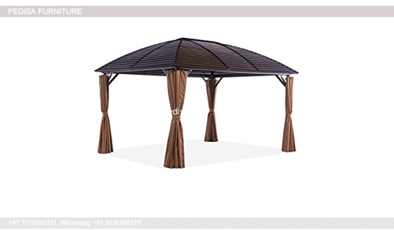 Gazebo Pergola Gazebo 3mx3m Gray Gazebo Garden Decking Gazebo
