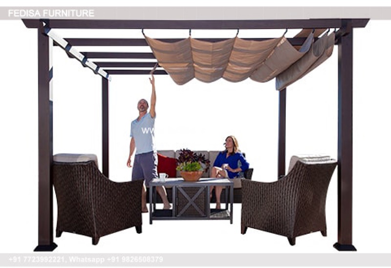 Gazebo Small Gazebo Metal Gazebo Waterproof Metal Pergola 3x4
