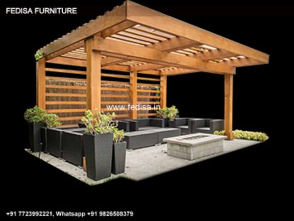 Gazebo Wooden Gazebo Back Yard Pergola Picnic Gazebo