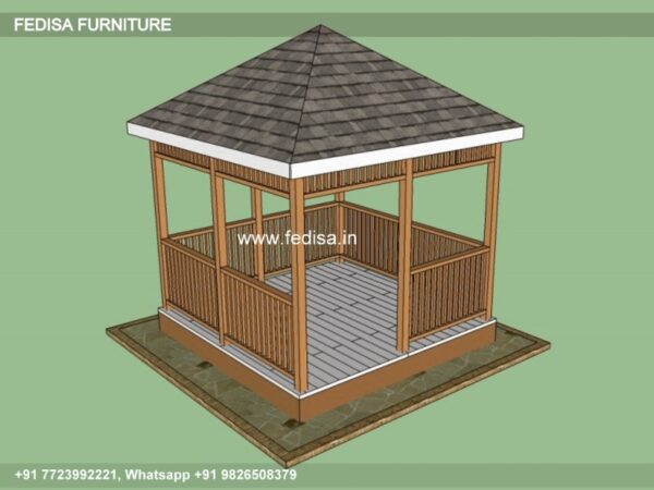 Gazebo Metal Gazebo 3x2 Gazebo With Retractable Roof Chunky Wooden Pergola