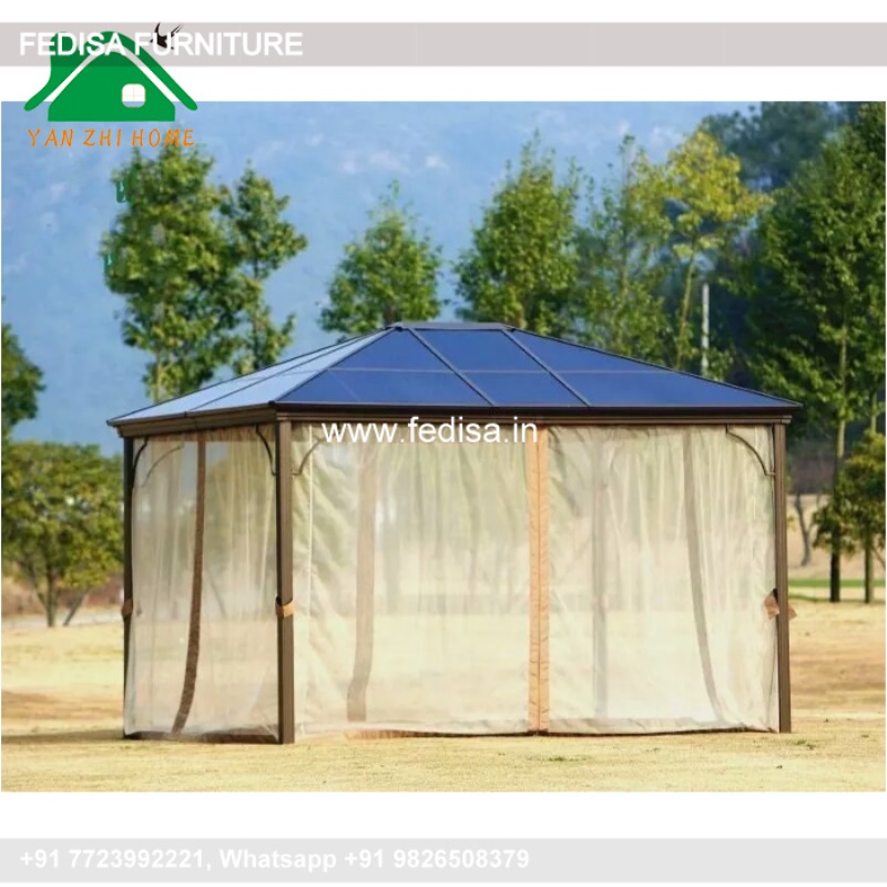 Gazebo Pergola Gazebo 3m X 3m Metal Gazebo Domed Pergola