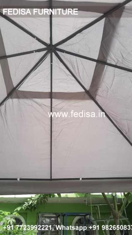 Gazebo Small Gazebo Gray Wooden Gazebo 9x3m Gazebo