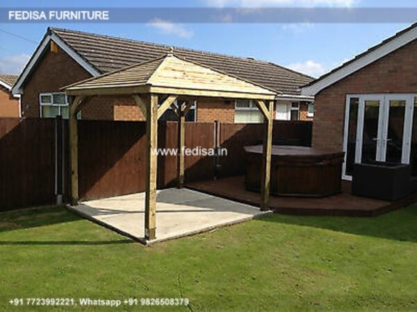 Gazebo Small Gazebo Modern Hot Tub Gazebo Wall Mounted Wooden Gazebo