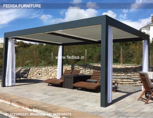 Gazebo Wooden Gazebo Curved Wooden Gazebo Waterproof Party Gazebo