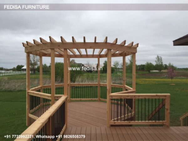 Gazebo Garden Gazebo Outdoor Thatched Gazebo Circular Garden Gazebo