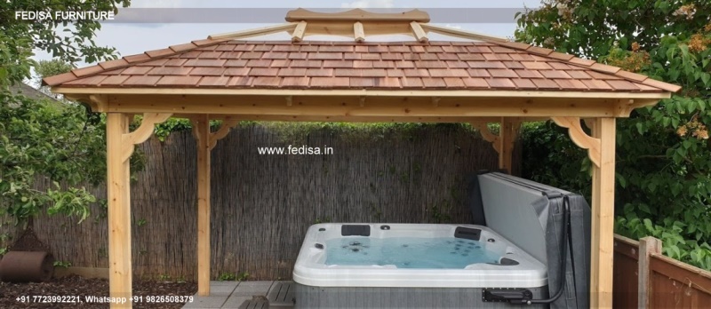 Gazebo Wooden Gazebo Wind Garden Gazebo Gazebo Lawn