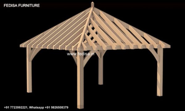 Gazebo Pergola Gazebo Extra Large Wooden Gazebo Aluminum 4m X 3m Wall Gazebo With Retractable Roof