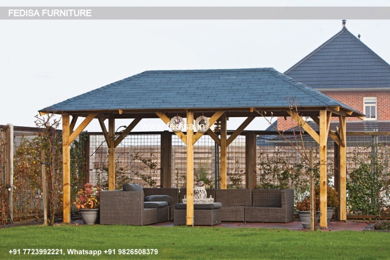 Gazebo Wooden Gazebo 5m Wooden Gazebo Garden Camping Gazebo